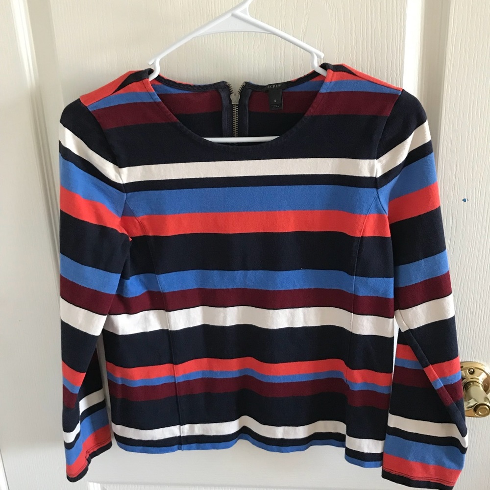 JCrew Nautical Stripe Dress shirt